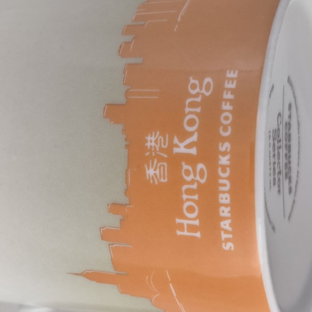 Starbucks Mug Hong Kong Vintage 2010 16 oz Orange Collector Series - Picture 6 of 11
